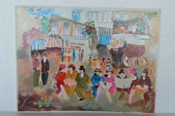 The Old Bakery Serigraph by Zule -  Size: 11"L x 14"W