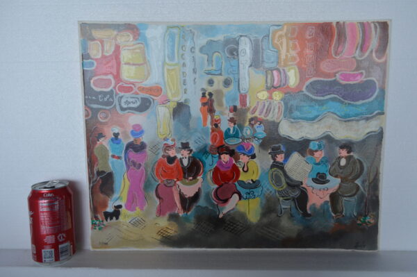 The Courtyard serigraph by Zule Moskowitz -  Size: 14"L x 19"W - Image 5