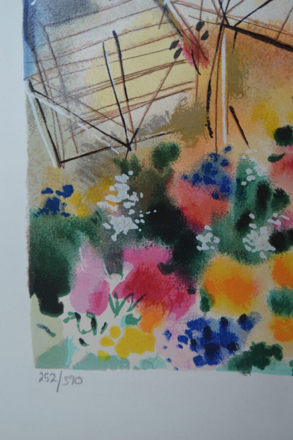 Piano and Strings Serigraph by Michael Rozenvain -  Size: 18"L x 13"W - Image 4