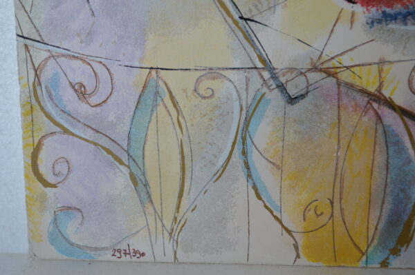 The Symphony Serigraph by Michael Rozenvain -  Size: 16"L x 18"W - Image 6