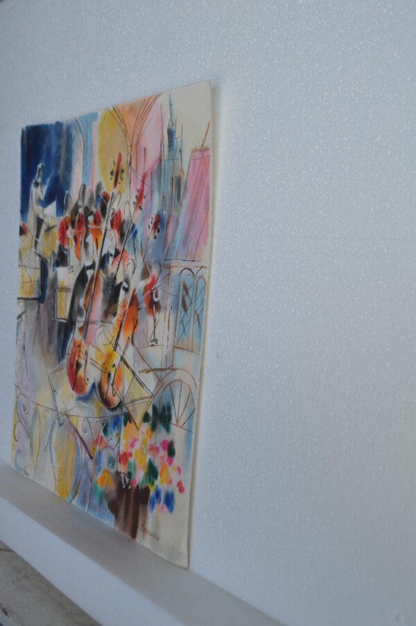 The Symphony Serigraph by Michael Rozenvain -  Size: 16"L x 18"W - Image 8