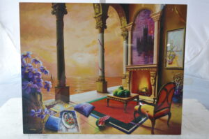Orlando Quevedo Sunrise, Painting on aluminum -  Size: 16"L x 20"W