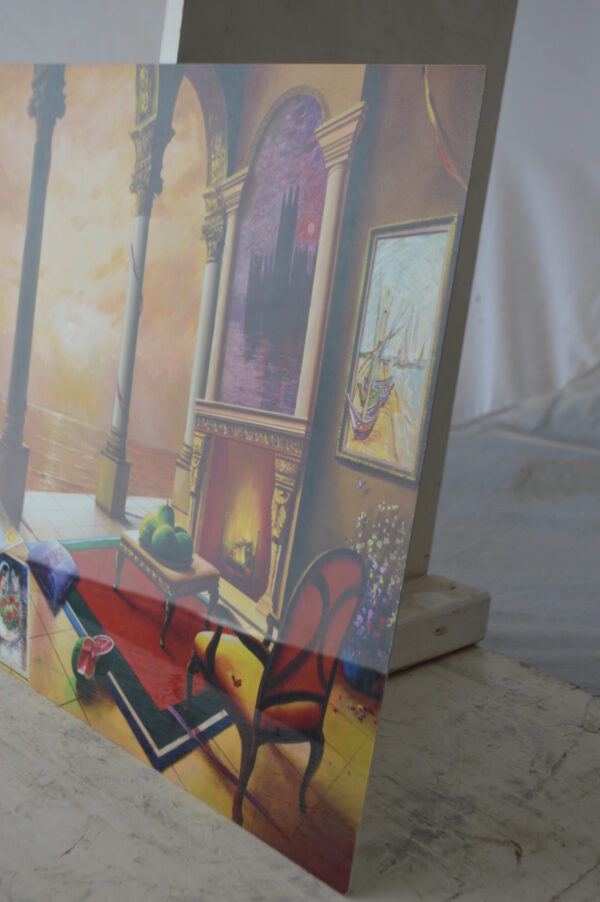 Orlando Quevedo Sunrise, Painting on aluminum -  Size: 16"L x 20"W - Image 6