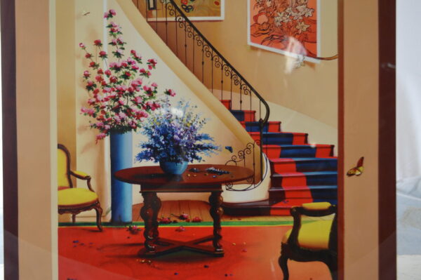 Orlando Quevedo Happiness, Painting on aluminum -  Size: 27"L x 19"W - Image 8
