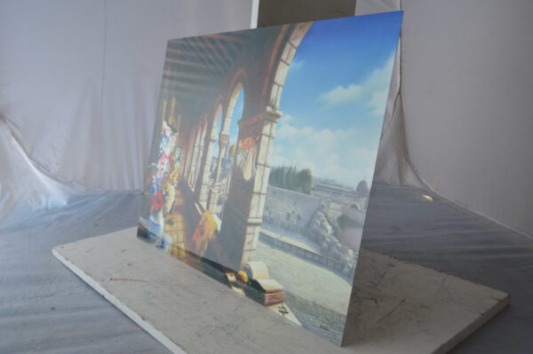 Orlando Quevedo Holy Jerusalem, Painting on aluminum -  Size: 19"L x 27"W - Image 7