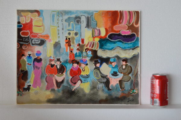 The Courtyard serigraph by Zule Moskowitz -  Size: 14"L x 19"W - Image 13