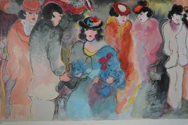 La Casona serigraph by Zule Moskowitz -  Size: 23"L x 17"W - Image 7