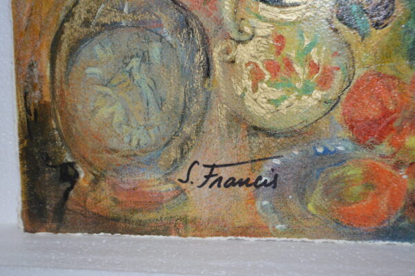 Ladies with Flowers serigraph by Sevitt Francis -  Size: 36"L x 26"W - Image 3