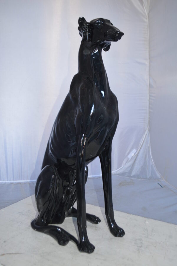 Greyhound Dog statue made of resin -  Size: 12"L x 9"W x 31"H. - Image 11