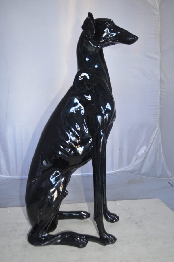 Greyhound Dog statue made of resin -  Size: 12"L x 9"W x 31"H. - Image 12