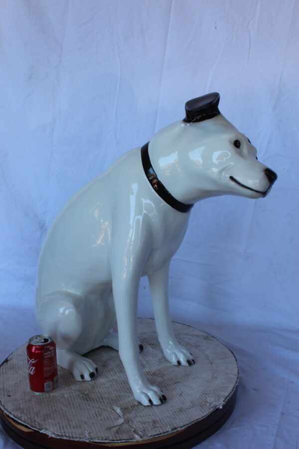 Jack Russel Terrier dog bronze statue -  Size: 25"L x 11"W x 26"H. - Image 4
