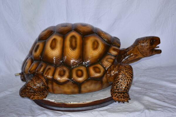 Giant - Tortoise Turtle Fountain Brown Finish Bronze Statue  24" x 38" x 16"H - Image 8
