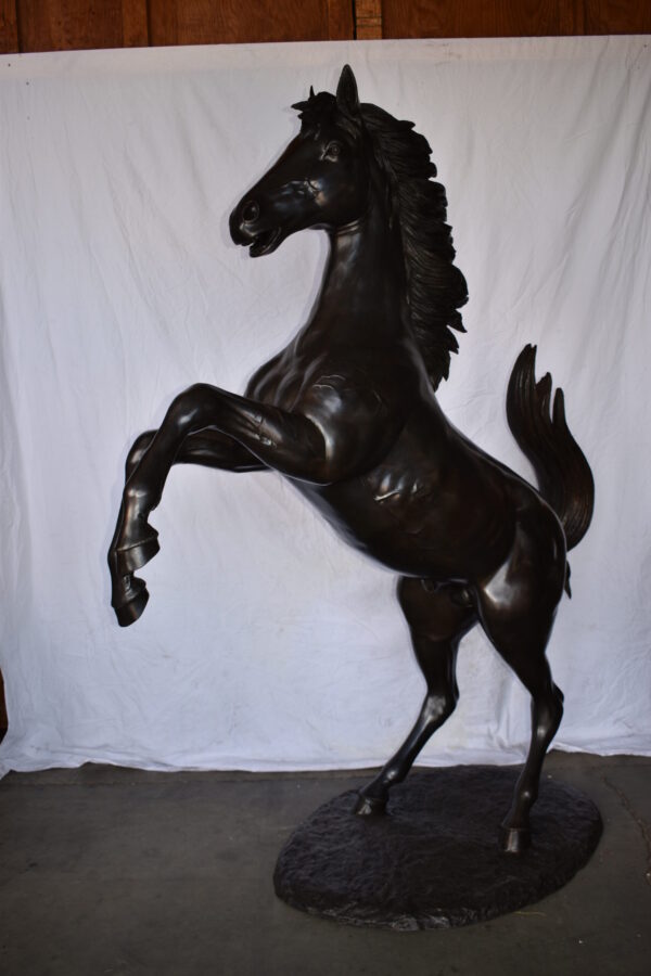 Ferrari Horse Life-size Bronze Statue Giant Size Size: 72" x 34" x 88"H - Image 5