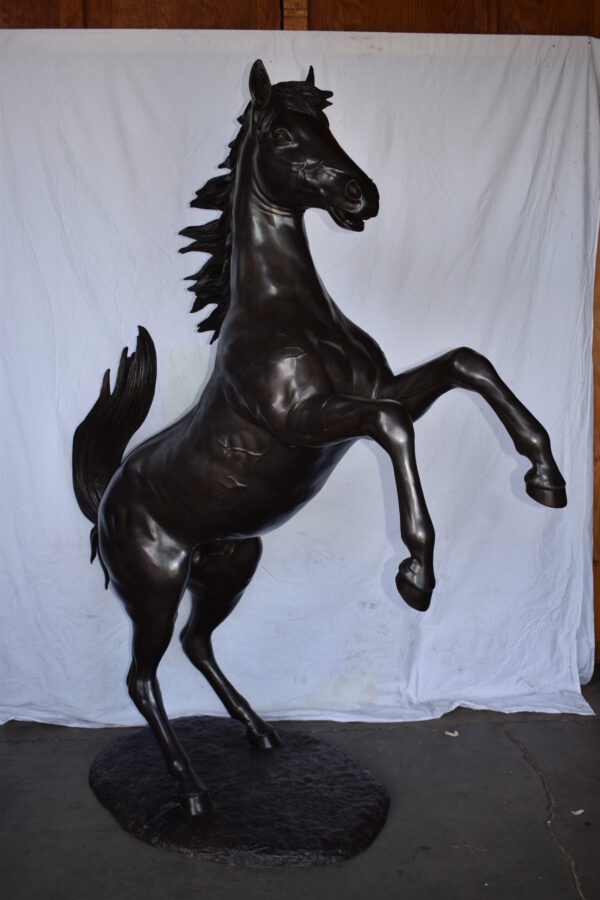 Ferrari Horse Life-size Bronze Statue Giant Size Size: 72" x 34" x 88"H - Image 7