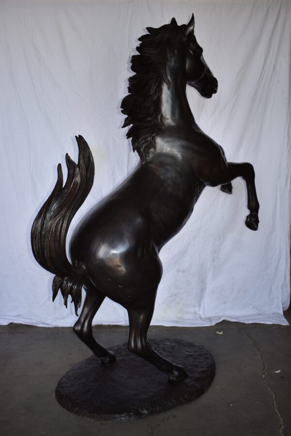 Ferrari Horse Life-size Bronze Statue Giant Size Size: 72" x 34" x 88"H - Image 9
