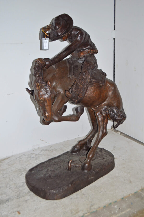 Giant Rattlesnake A Frederic Remington Replica Size: 36" x 30" x 60"H - Image 3