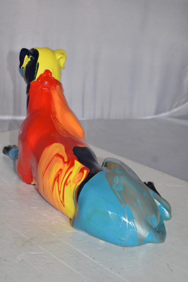 Modern Looking Greyhound Dog Statue Made of Resin Size: 19" x 9" x 12"H - Image 7