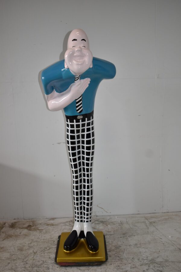 Life Size Male Butler, host statue Made of Resin Size: 15" x 26" x 58"H - Image 3
