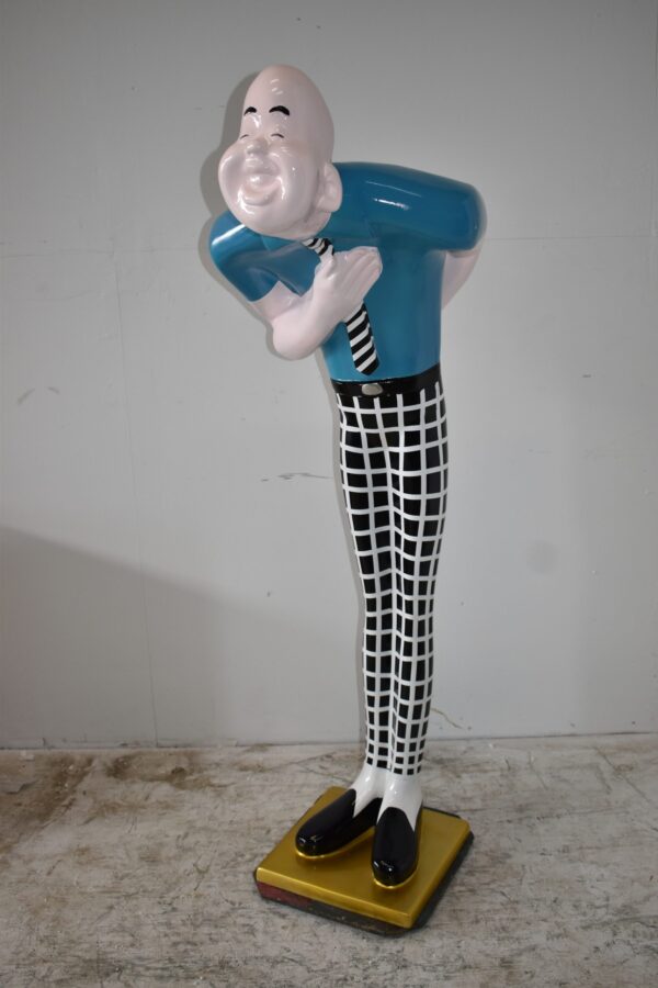 Life Size Male Butler, host statue Made of Resin Size: 15" x 26" x 58"H - Image 4