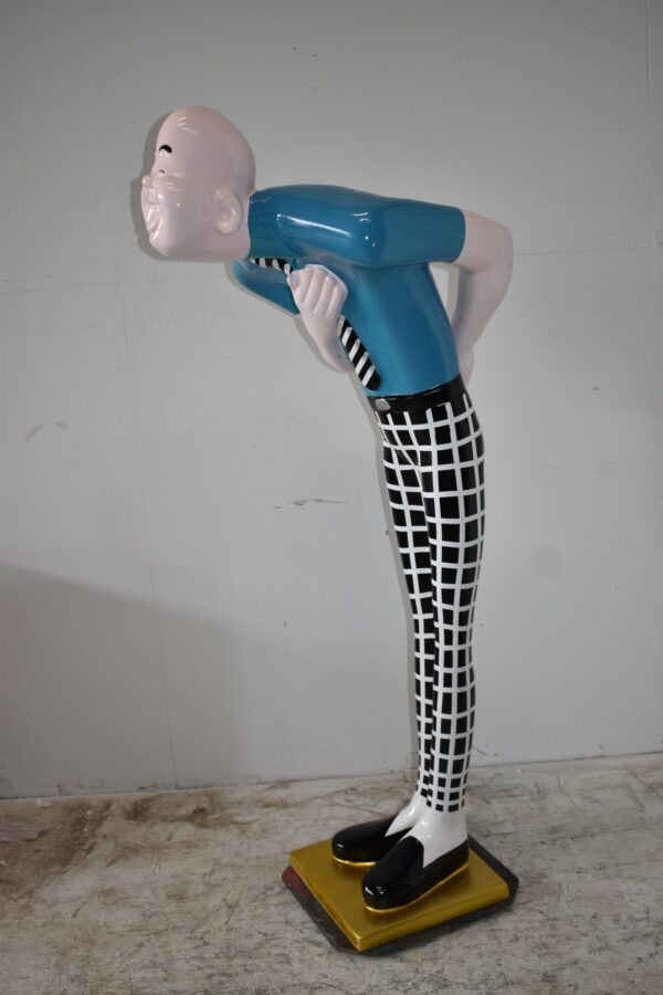Life Size Male Butler, host statue Made of Resin Size: 15" x 26" x 58"H - Image 6