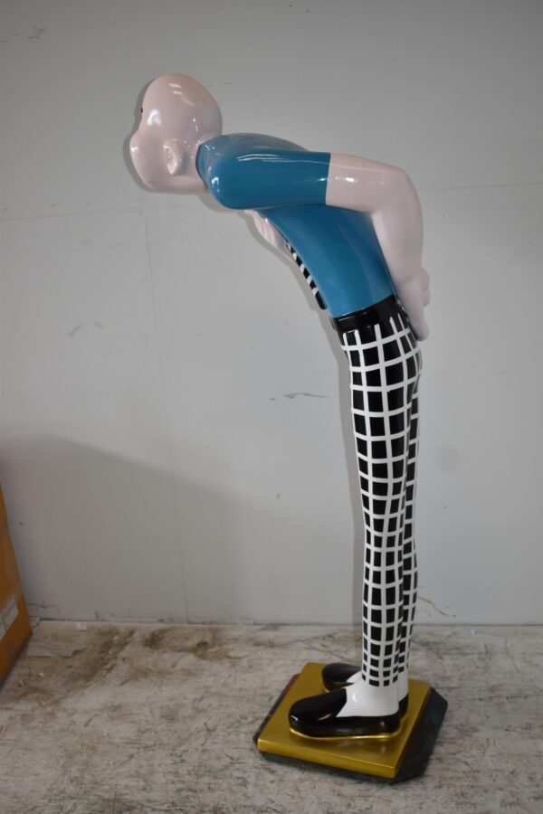 Life Size Male Butler, host statue Made of Resin Size: 15" x 26" x 58"H - Image 7