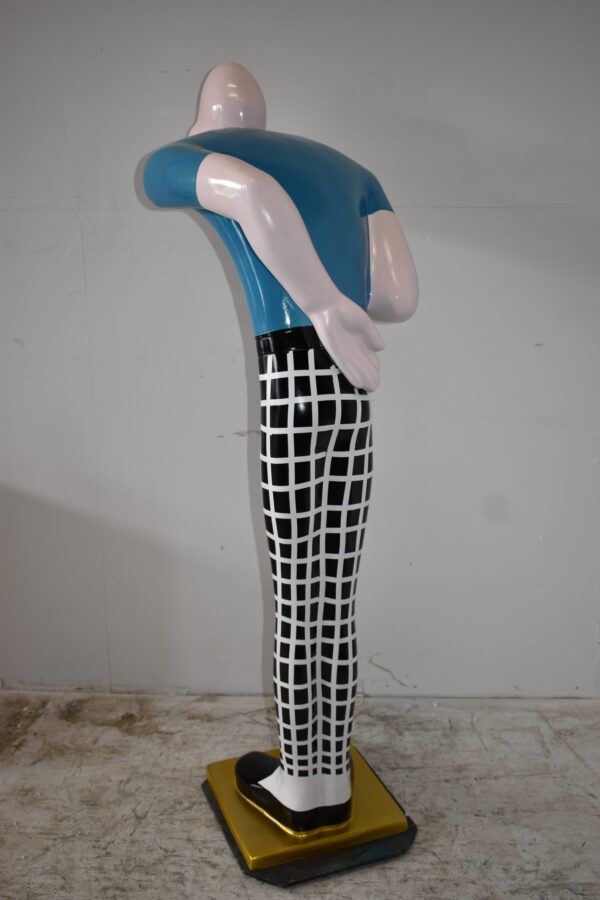 Life Size Male Butler, host statue Made of Resin Size: 15" x 26" x 58"H - Image 8