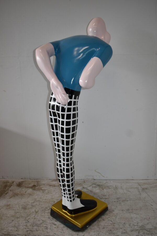 Life Size Male Butler, host statue Made of Resin Size: 15" x 26" x 58"H - Image 9