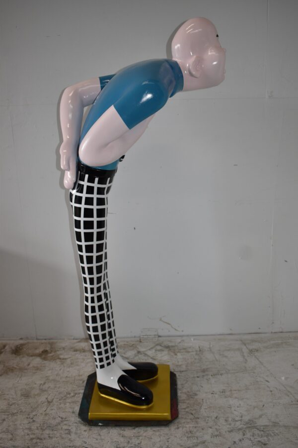 Life Size Male Butler, host statue Made of Resin Size: 15" x 26" x 58"H - Image 10