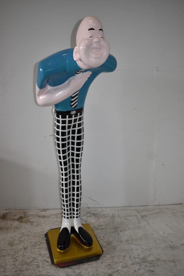 Life Size Male Butler, host statue Made of Resin Size: 15" x 26" x 58"H - Image 12