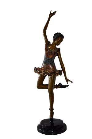 Ballet Dancer Ballerina on her Tippy Toes Bronze Statue