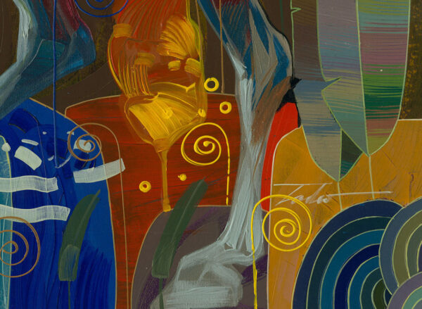 The Woman You Love, Canvas Painting by Tadeo Zavaleta, 32x32 streched framed - Image 5