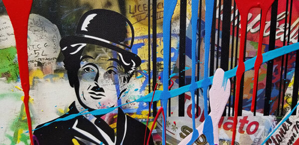 Waiting on a Friend, original mixed media on canvas by Oliver Neilson, 30x28 - Image 5