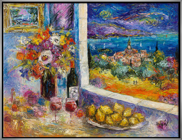 Van Gough Home, limited edition embellished giclee on canvas by Duaiv, 36x28