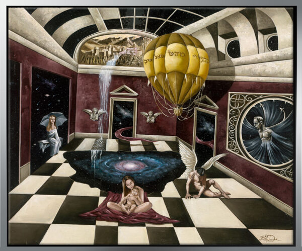 Time Illusion, limited edition on canvas by Tatiana Denisova, 31x36