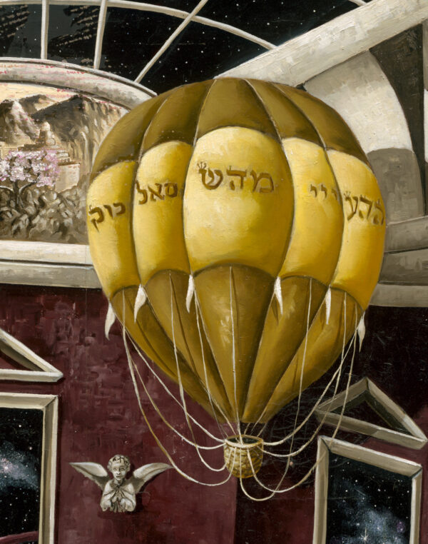 Time Illusion, limited edition on canvas by Tatiana Denisova, 31x36 - Image 4