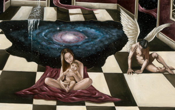 Time Illusion, limited edition on canvas by Tatiana Denisova, 31x36 - Image 5