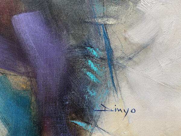 The Gathering, limited edition on canvas Hand signed by artist, Dinyo, 40x30 - Image 4