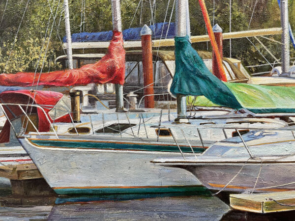 Into the Cove, limited edition giclee on canvas by Paul Wren, 45x30 - Image 5