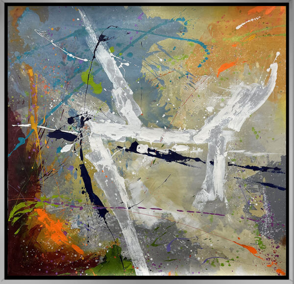 Mis pensamientos, stunning limited edition giclee on canvas by Azarian, 48x48