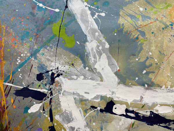 Mis pensamientos, stunning limited edition giclee on canvas by Azarian, 48x48 - Image 3