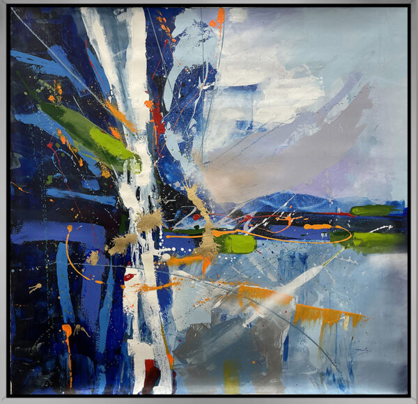 Resaltar, limited edition giclee on canvas by Azarian, 48x48