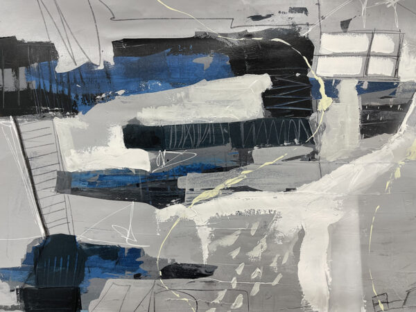 No Todo Es Blanco Y Negro, limited edition giclee on canvas by Azarian, 48x48 - Image 4