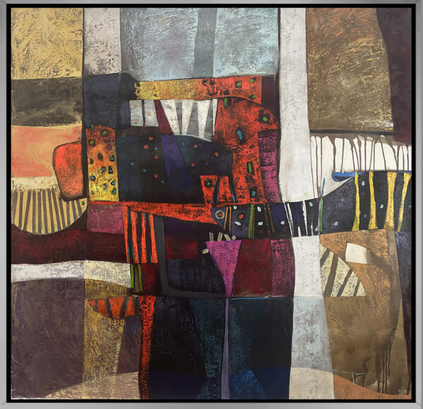 Lo Que Ves, limited edition giclee on canvas by Claudio Chunga, 48x48