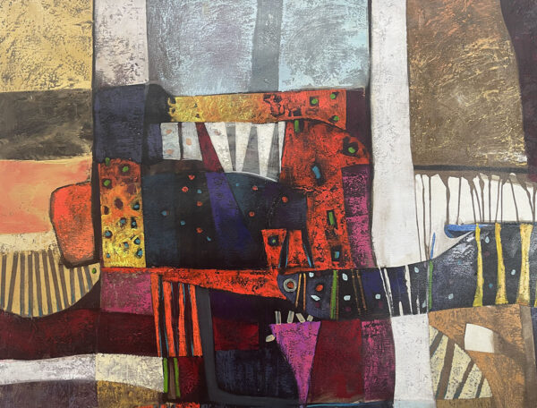 Lo Que Ves, limited edition giclee on canvas by Claudio Chunga, 48x48 - Image 3