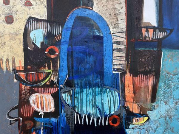 Mejor Juntos, limited edition giclee on canvas by Claudio Chunga, 48x48 - Image 3