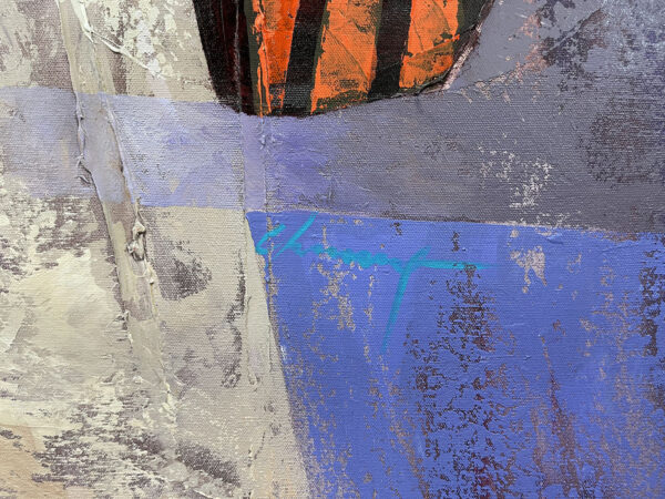 Hacia Lo Desconocido, limited edition giclee on canvas by Claudio Chunga, 48x48 - Image 5