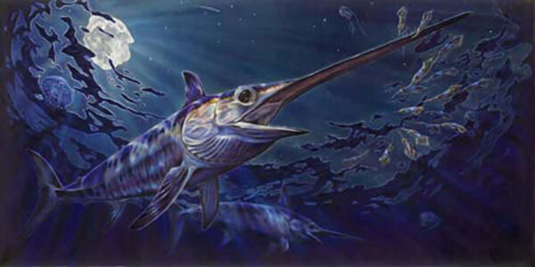 Prince Of Darkness, limited edition giclee on canvas, Jason Mathias 70X35 signed