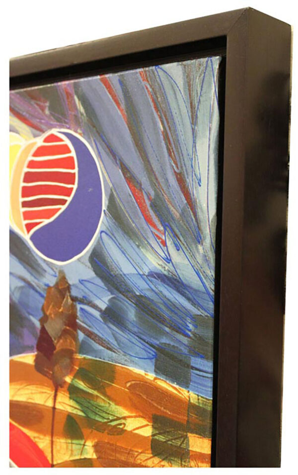 Dos Corazones, limited edition giclee on canvasby Tadeo Zavalata, 28x30 framed - Image 5