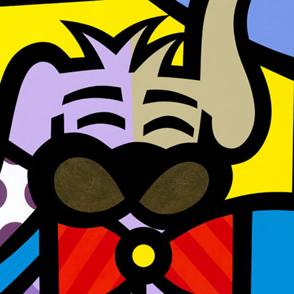 Play Time, limited edition color giclee on canvas, signed by Jozza, 30X30 - Image 4