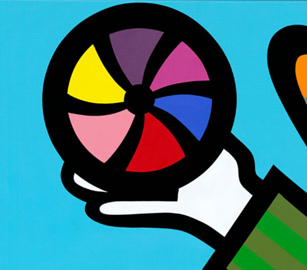 Play Time, limited edition color giclee on canvas, signed by Jozza, 30X30 - Image 5